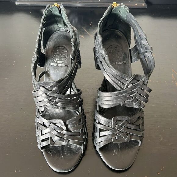 Tory Burch Tevray Wedge Sandals - Picture 2 of 12